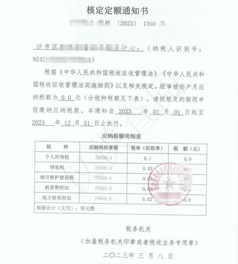 個(gè)獨公司核定征收辦理結果