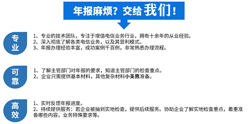 代辦增值電信業(yè)務(wù)年報管理系統服務(wù):